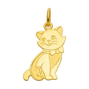 Karat Gold Kettenanhänger – Katze Anhänger, 8 aus 333